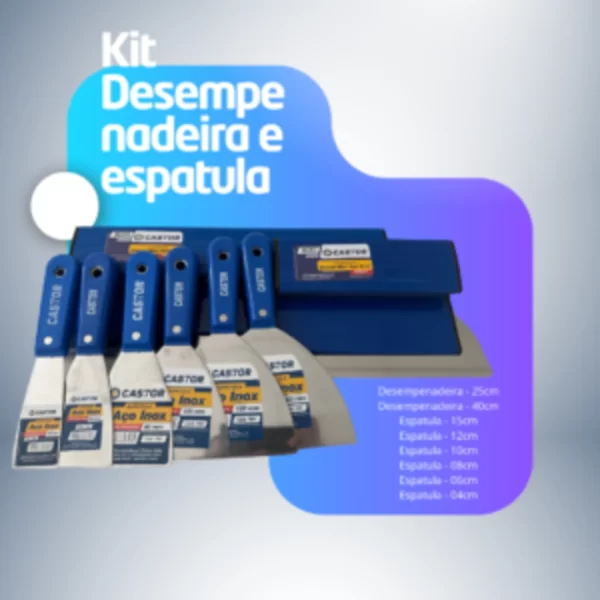 Kit Nivela Max (Desempenadeira e Espatula)